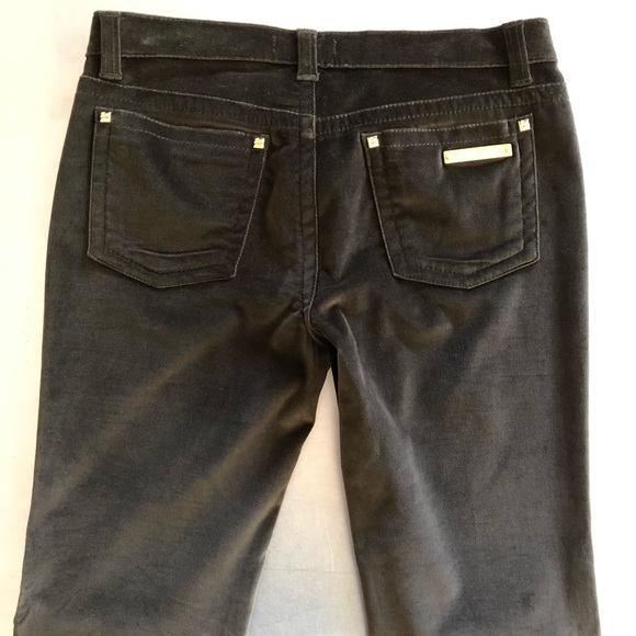 ⭐️Roberto Cavalli⭐️Velvet Straight Leg Italian Designer Velvet Jeans Wo's sz 8 - Picture 2 of 11